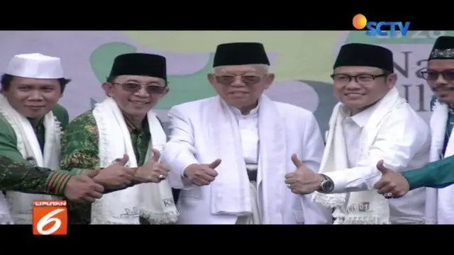 Jokowi dan Ma’ruf Amin mendapat dukungan dari ratusan mubalig Gerakan Ihwanul Mubaligin Indonesia.