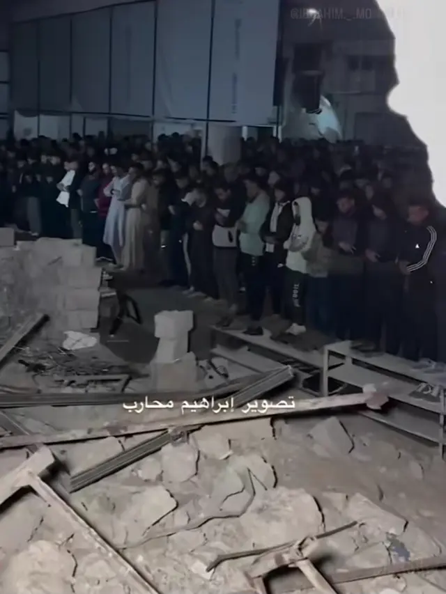 Tarawih Umat Muslim Gaza