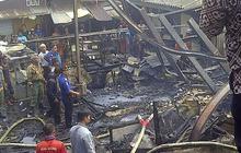 Pasar Caringin di Bandung terbakar, enam kios ludes
