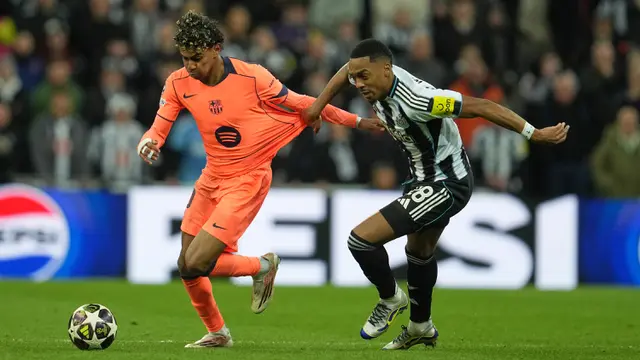 Foto: Lamine Yamal Jadi Juru Selamat Barcelona di Liga Champions, Lesatkan Gol Penyeimbang Lewat Titik Putih