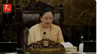 Ketua DPR Puan Maharani pada Penyampaian RUU APBN 2025 dan Nota Keuangan, 16 Agustus 2024.