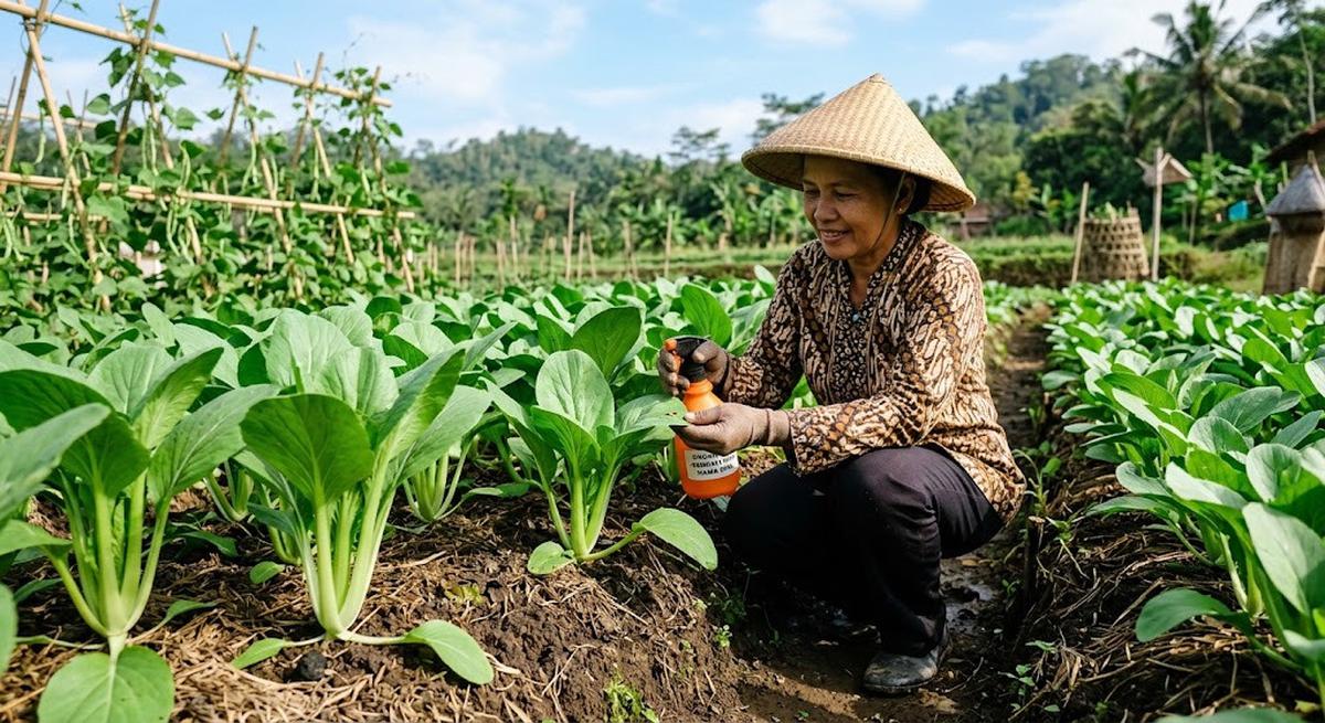 Trik Menanam Sawi agar Batangnya Besar dan Daunnya Tidak Cepat Bolong, Panen Lebih Subur