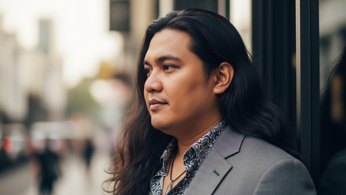 7 Model Rambut Panjang Pria Gemuk yang Stylish, Bantu Tampil Percaya Diri