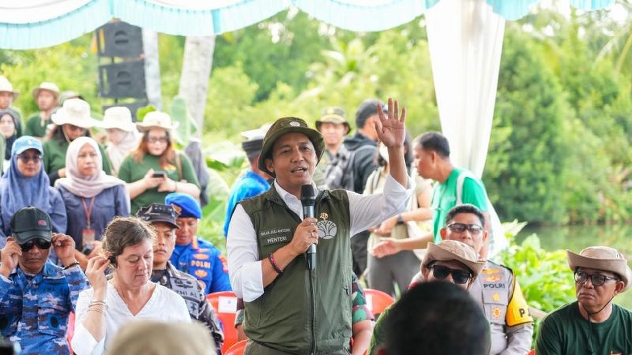 Sertifikasi Lahan Tambak: Menteri Kehutanan Raja Juli Antoni Bantah Hoaks Pengambilan Lahan Petani Mangrove
