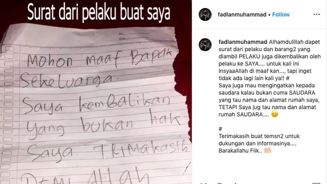 Unggahan Fadlan Muhamad