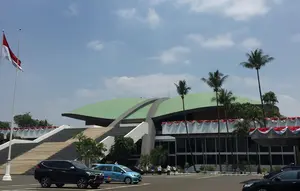 Gedung DPR/MPR di Jalan Jenderal Gatot Subroto, Jakarta. (Liputan6.com/Devira Prastiwi)