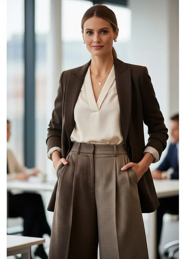 Celana Kulot High-Waist