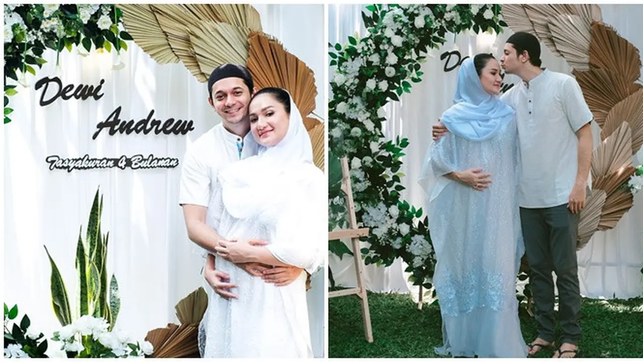 6 Momen Syukuran 4 Bulan Kehamilan Istri Andrew Andika, Penuh Kebahagiaan