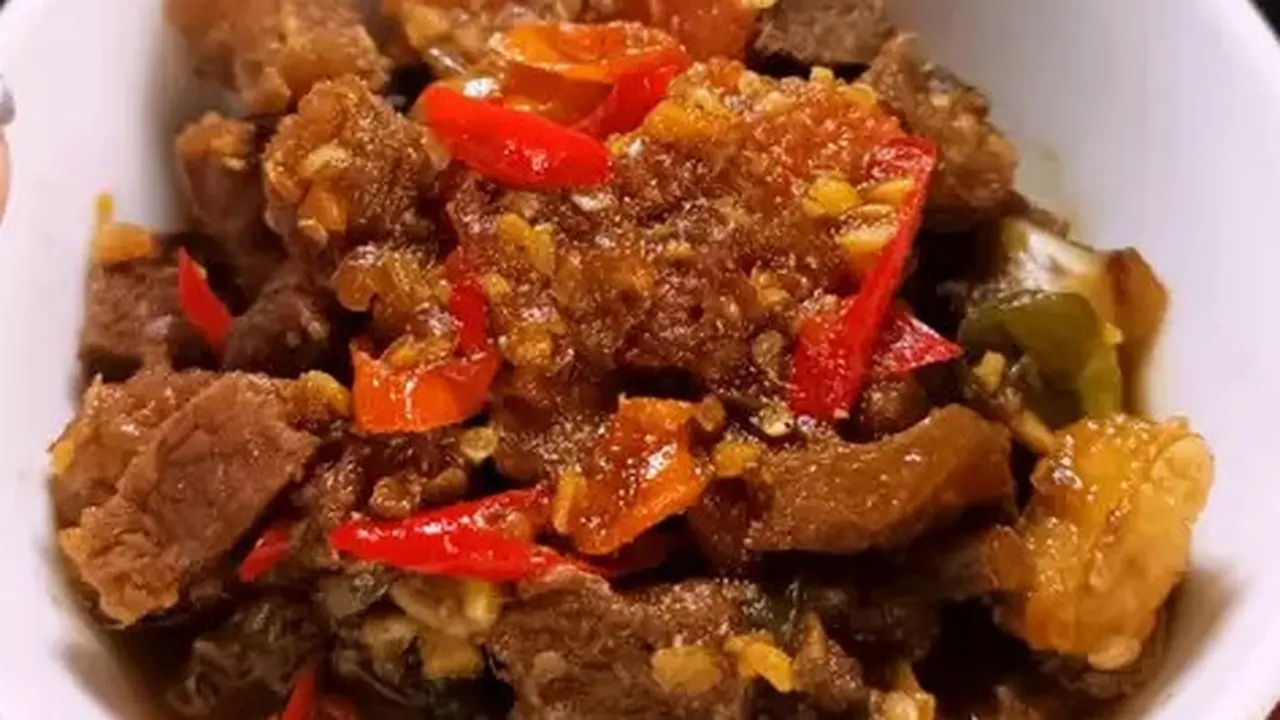Tumis Daging Sapi Kecap Pedas