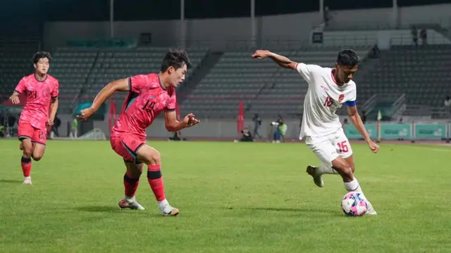 Foto: Timnas Indonesia U-20 Dapat Pelajaran Berharga, Tumbang 3 Gol Tanpa Balas dari Korea Selatan