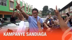 Cawapres Prabowo Sandiaga Uno bersafari politik ke provinsi Jambi. Sandi Berjanji akan membuat program agar masyarakat menengah ke bawah bisa berhaji