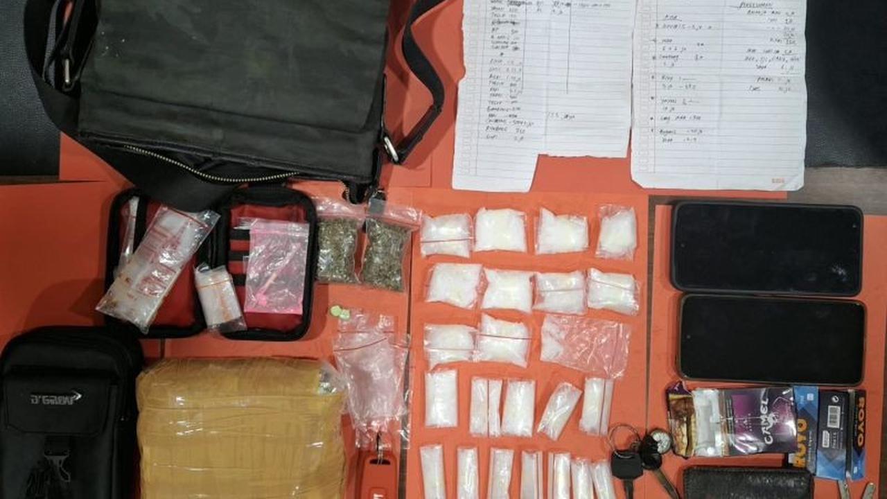 Polda Lampung Amankan 1 Kg Sabu dari Pengedar di Pesawaran, Pelaku Terancam 20 Tahun Penjara