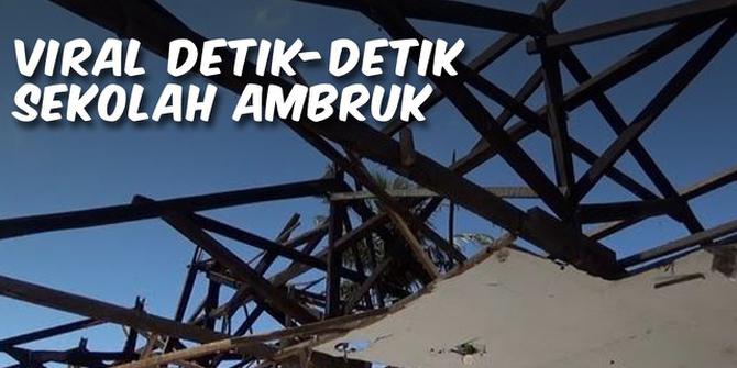 VIDEO TOP 3: Detik-Detik Ambruknya Aula SMK Negeri 1 Miri Sragen