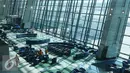 Sejumlah bangku telah terpasang di Terminal 3 Ultimate Bandara Soekarno-Hatta, Tangerang, (8/6). Angkasa Pura II (Persero) berencana mengoperasikan terminal 3 ultimate Bandara Internasional Soetta pada 20 Juni 2016. (Liputan6.com/Angga Yuniar)
