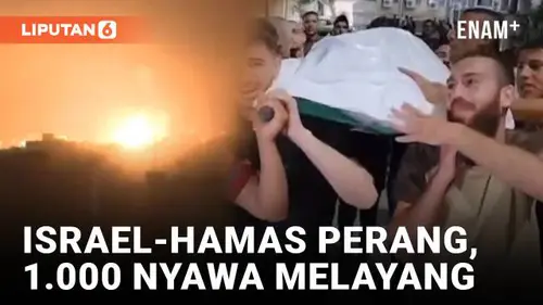 VIDEO: 2 Hari Israel-Hamas Perang, Lebih dari 1.000 Nyawa Melayang