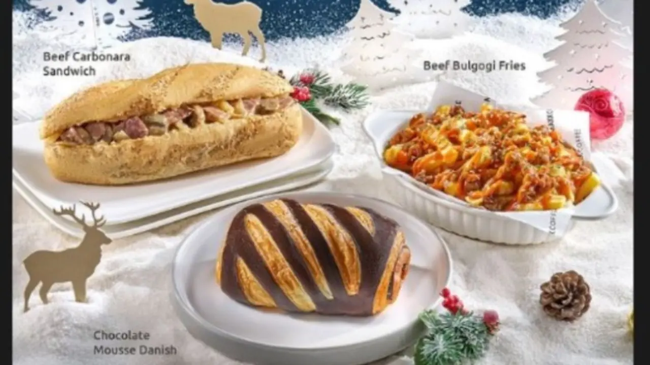 Maxx Coffee Luncurkan Menu Akhir Tahun, Ada Minuman Bernuansa Putih dan Roti yang Rasanya Bisa Bikin Nagih.