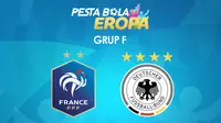 Pertandingan Grup F Euro 2020 (2021): Prancis vs Jerman. (Bola.com/Dody Iryawan)