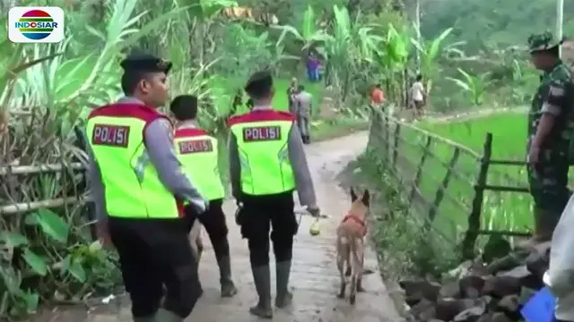 Polisi Kerahkan Anjing Pelacak Cari Korban Longsor di Sukabumi