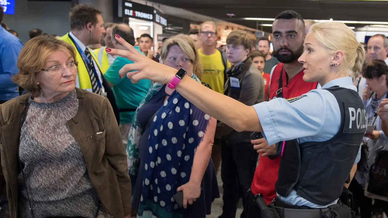 Penyusup di Bandara Frankfurt, Jerman