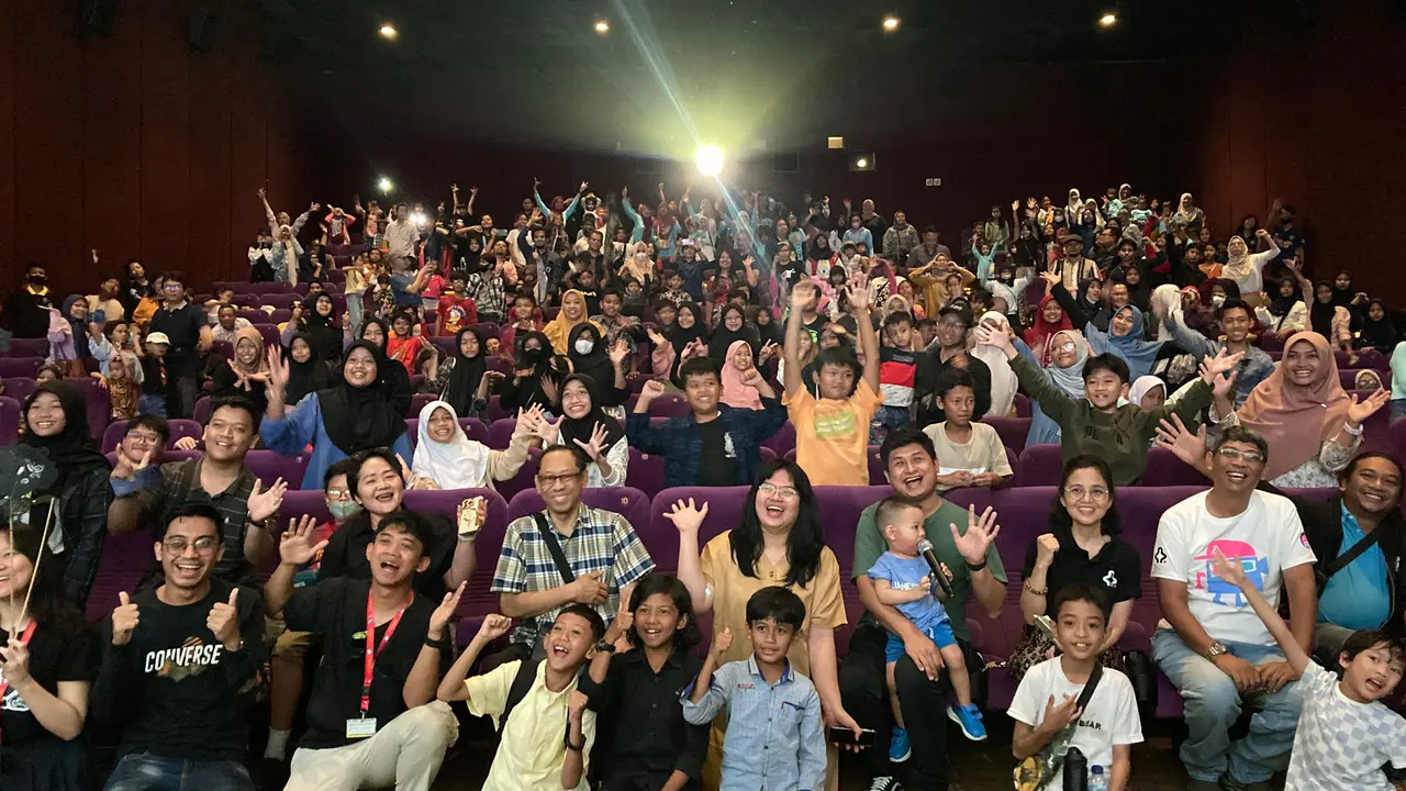 Kehadiran Layar Anak Indonesiana (LAI) di Jogja NETPAC-Asian Film Festival (JAFF) ke-18 disambut gembira anak-anak tingkat sekolah dasar (SD) Kota Yogyakarta.