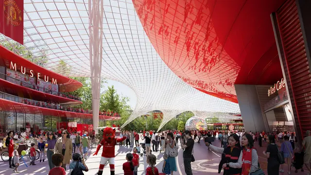 Desain calon stadion baru Manchester United
