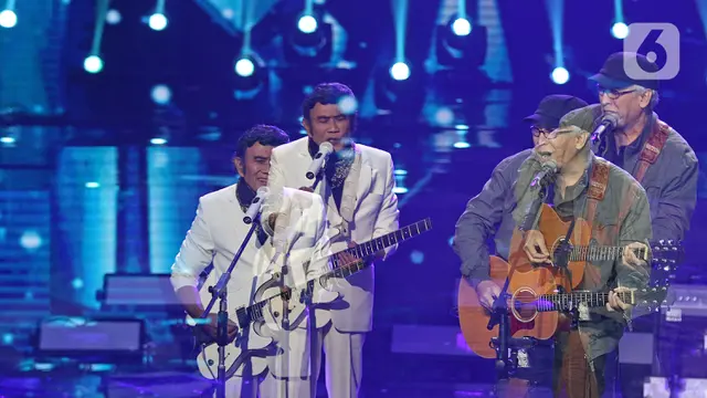 Kolaborasi Rhoma Irama - Iwan Fals Meriahkan Pesta Perak 25 Indosiar