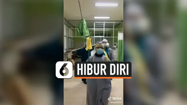VIDEO: Petugas Medis Hibur Diri dengan Parodikan Kera Sakti