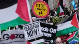 Jumlah korban tewas akibat genosida Israel di Gaza diperkirakan melebihi 27 ribu orang. (AP Photo/Kin Cheung)