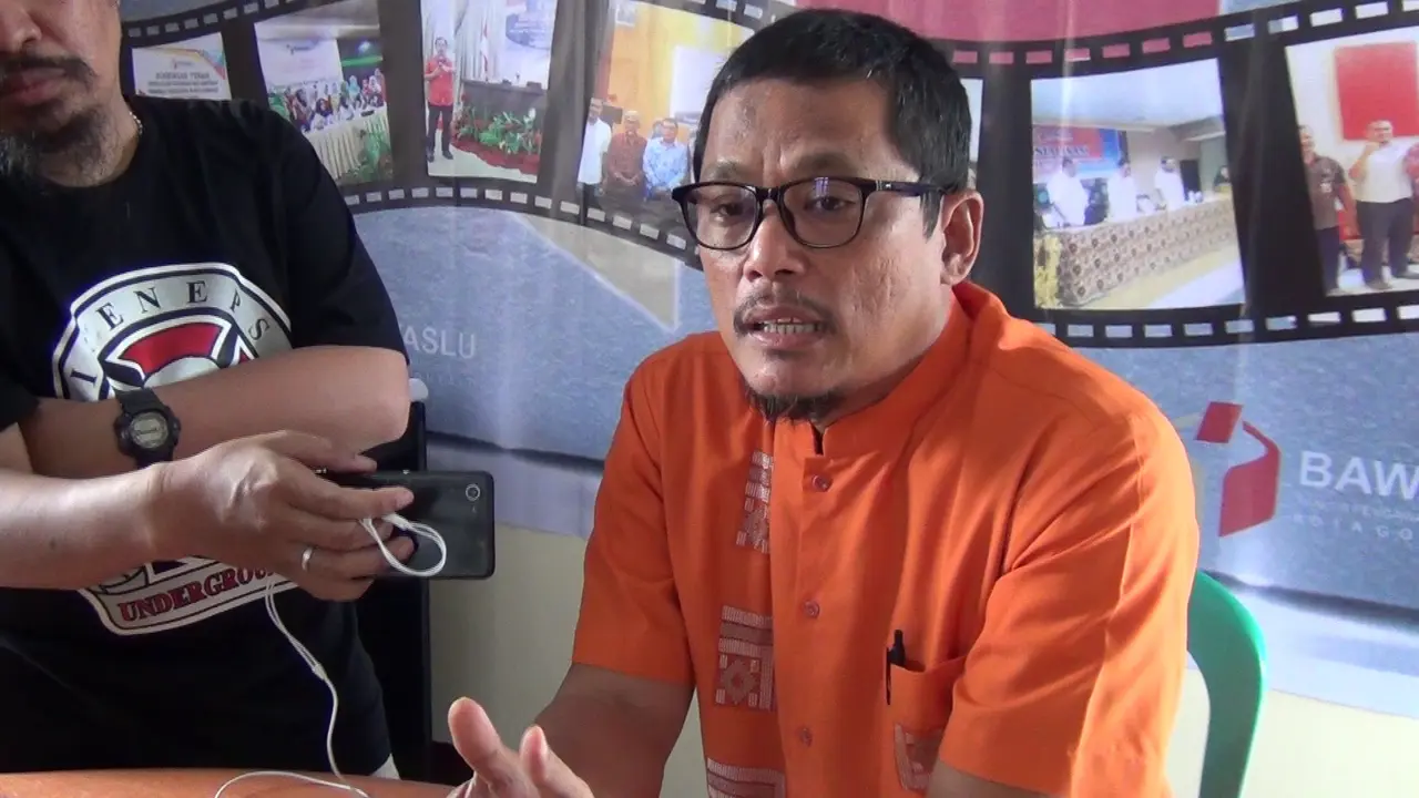 Ketua Panwaslu Kota Gorontalo, Jhon Hendri Purba.