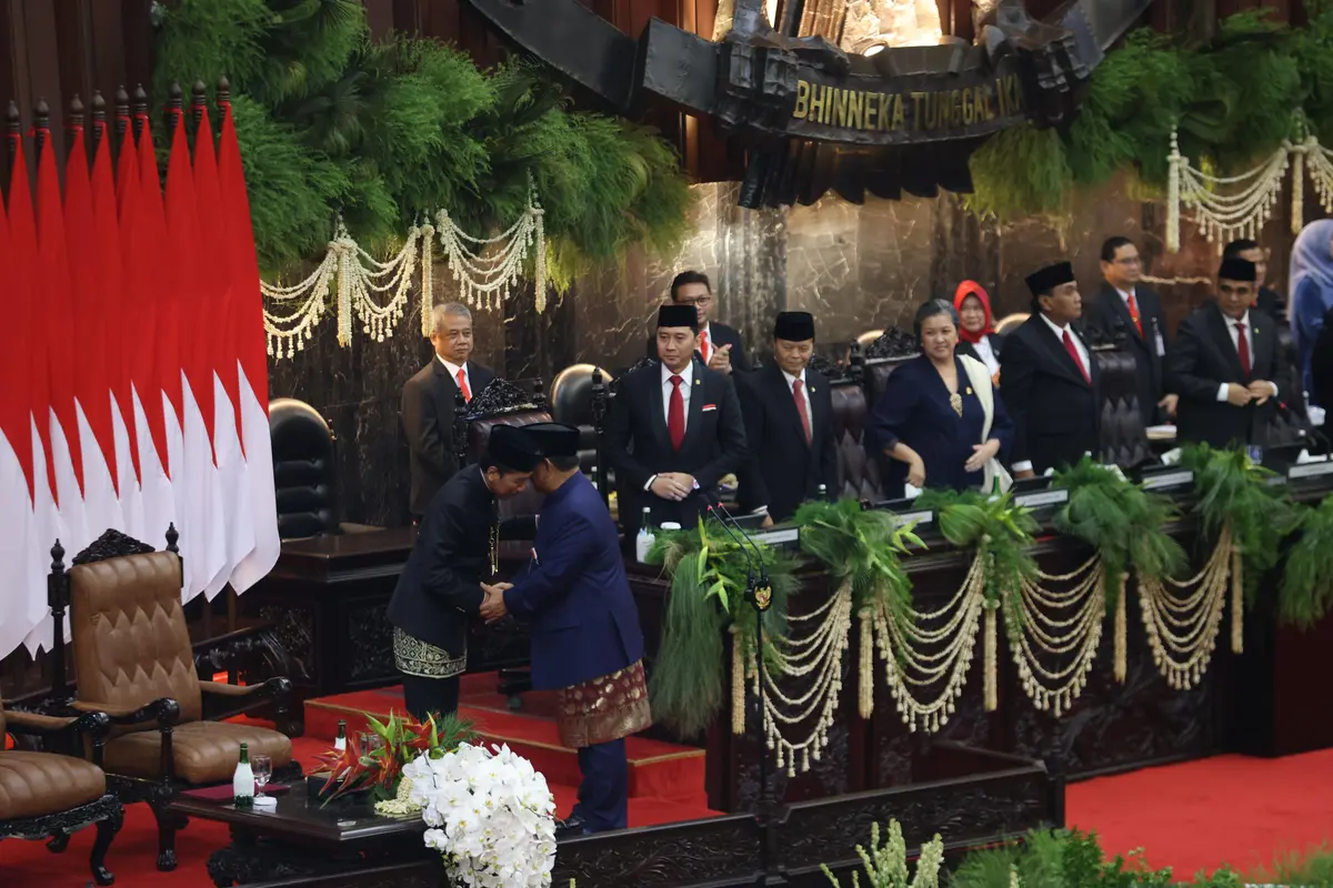 Wakil Ketua MPR RI, Edhie Baskoro Yudhoyono (Ibas) menghadiri pelantikan Prabowo Subianto (Istimewa)