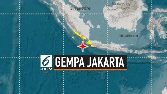 VIDEO: Gempa Magnitudo 7,4 Berpusat di Banten