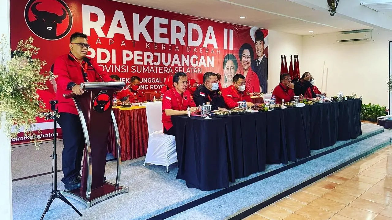 Benahi Kepengurusan, PDI Perjuangan Sumsel Targetkan 1 Juta Suara di Pemilu 2024