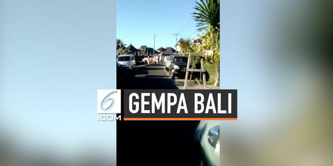 VIDEO: Kepanikan Warga Bali Saat Diguncang Gempa Magnitudo 6