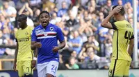 Striker Sampdoria, Luis Muriel usai jebol gawang Inter (Reuters)