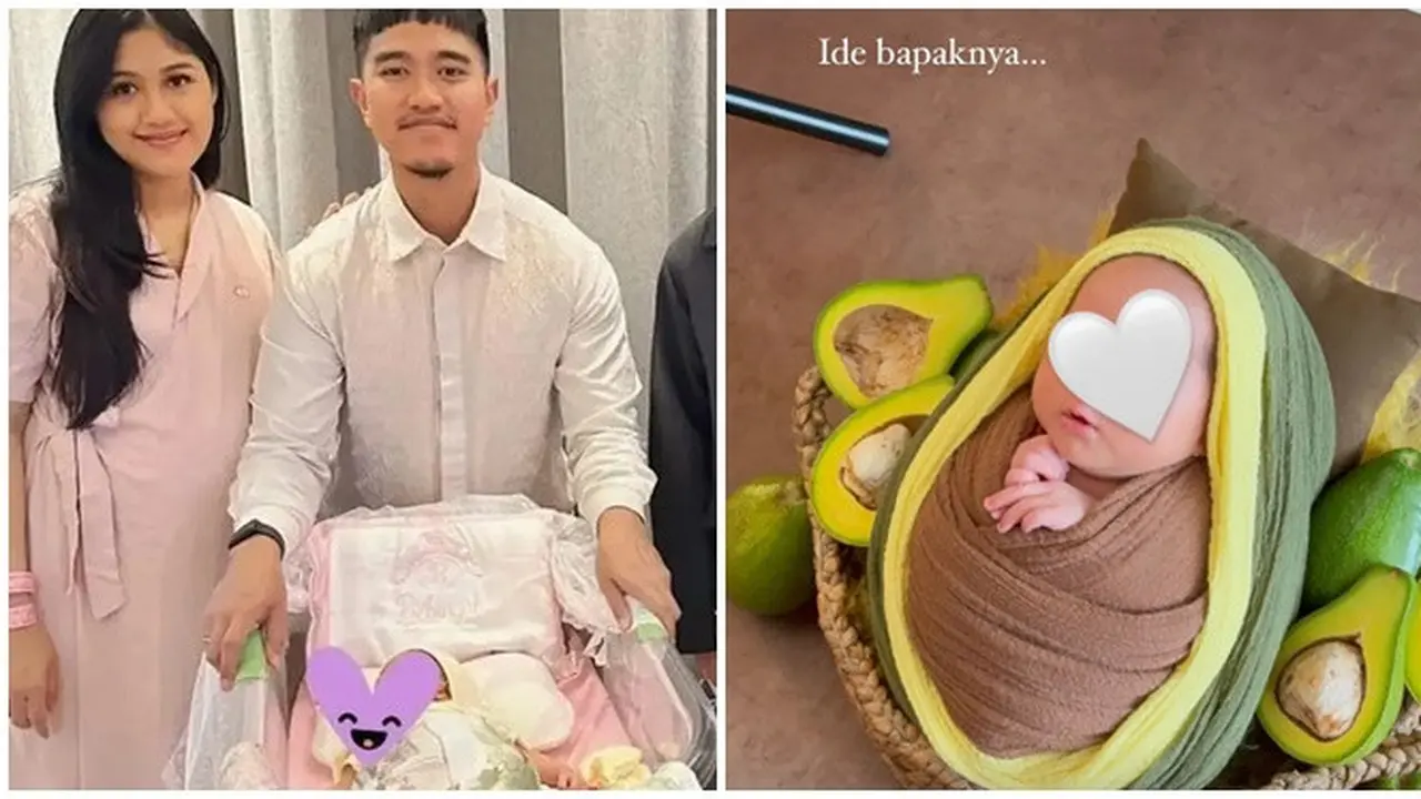 Jalani Pemotretan Newborn, Ini 6 Potret Bebingah Anak Erina Gudono Wajahnya Masih Ditutupi