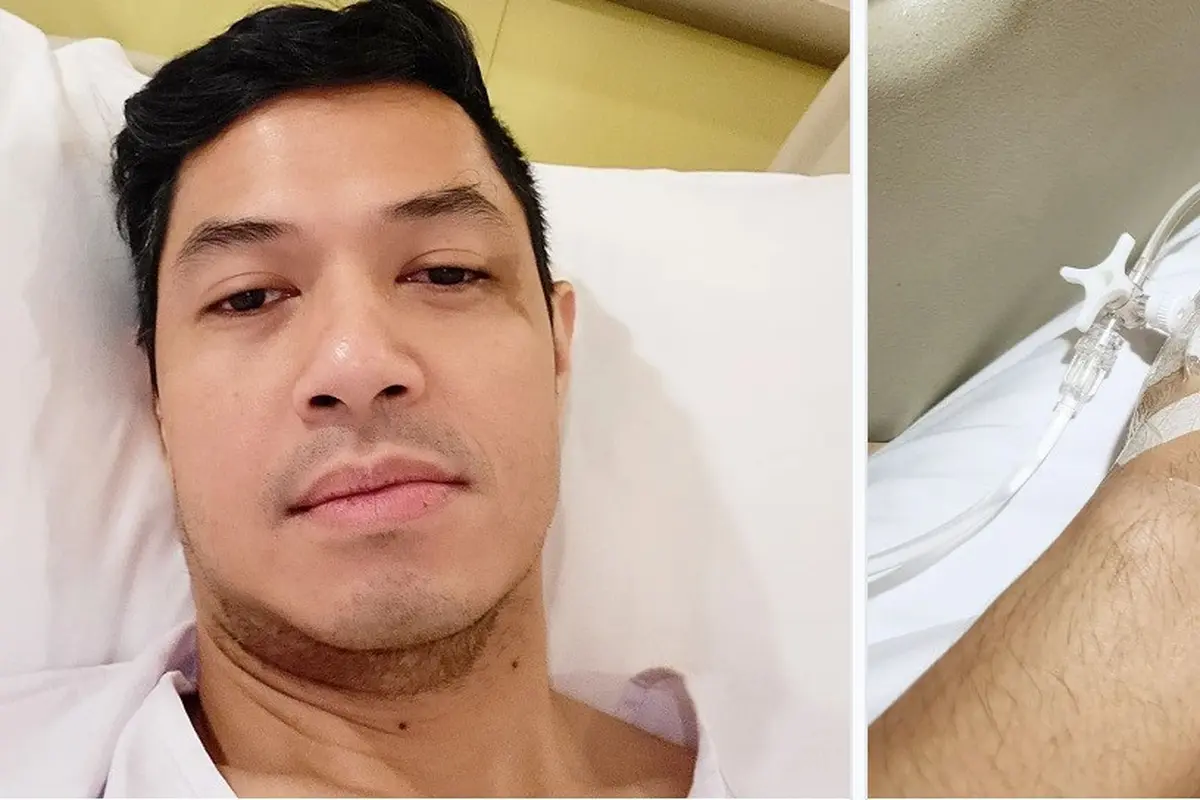 Dude Harlino baru saja jalani operasi amandel