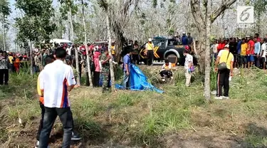 Seorang pria ditetapkan menjadi tersangka setelah membakar hangus wanita di pinggir jalan Blora, Jawa Tengah.