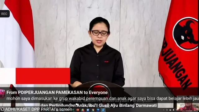 Ketua DPP PDIP Puan Maharani