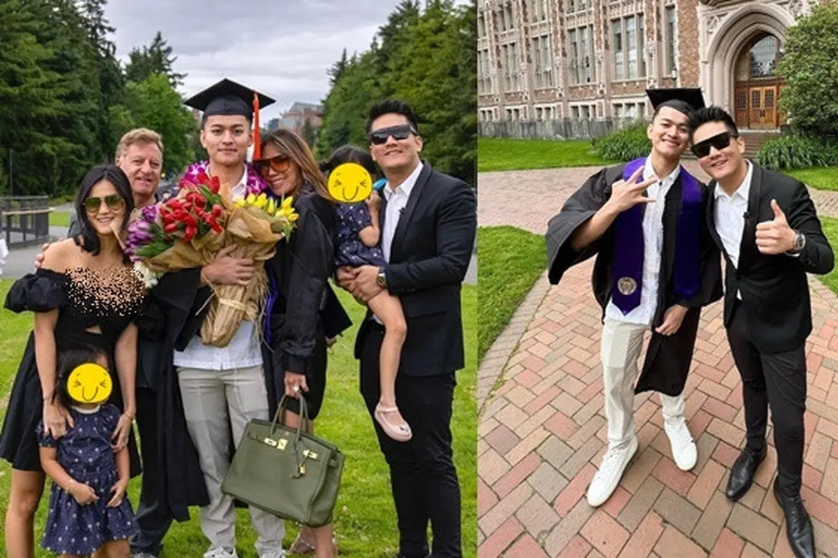6 Momen Wisuda Mario Hartanto Adik Boy William, Lulus dari University of Washington