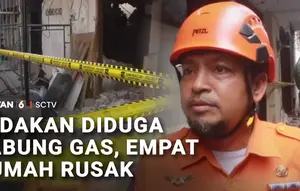 Ledakan Tabung Gas di Surabaya, 4 Rumah Rusak Berat dan 2 Lansia Terluka