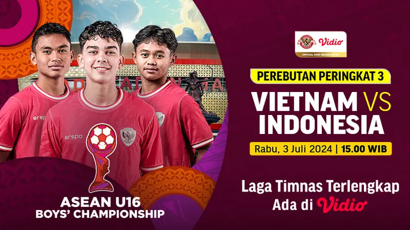 ASEAN U16 Boys Championship, Vietnam vs Indonesia
