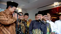Muhaimin Iskandar alias Cak Imin mengaku, pertemuan kali ini bagian dari pertemuan rutin antarpartai koalisi. (Liputan6.com/Faizal Fanani)
