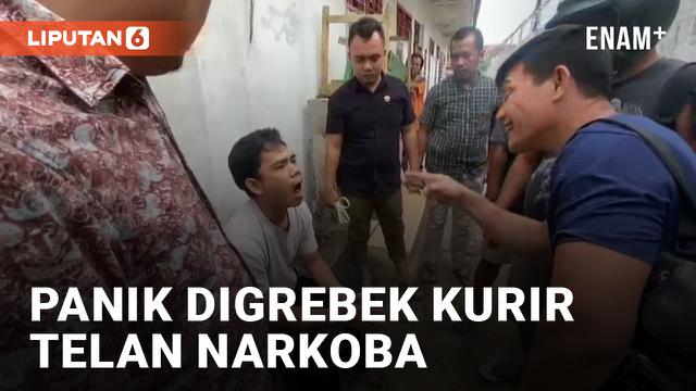 Panik Kena Grebek, Kurir Sabu Telan Barang Bukti