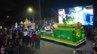 Pawai Kendaraan Hias warnai malam takbiran menyambut Lebaran Idul Fitri 1 Syawal 1444 Hijriah di Kota Medan