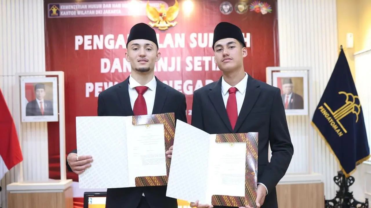 Momen Ivar Jenner dan Rafael Struick Resmi Jadi WNI