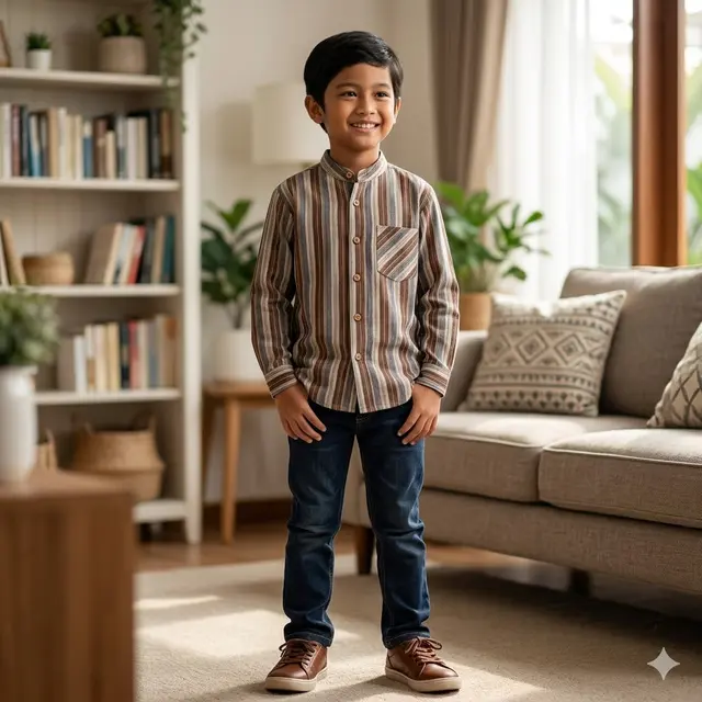 Model Baju Lurik Anak Laki-Laki