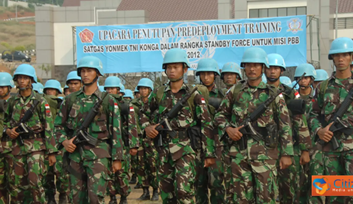 Citizen6, Bogor: Diikuti oleh 825 orang prajurit yang terdiri dari TNI AD : 507 orang, TNI AL : 236 orang, dan TNI AU : 82 orang, di bawah pimpinan Letkol Inf Yulka Endriarta. (Pengirim: Badarudin Bakri).