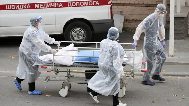 Ukraina Catat Rekor Kasus dan Kematian Harian Covid