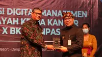 Pemkot Denpasar berhasil menerima dua penghargaan dari BKN. (Istimewa)