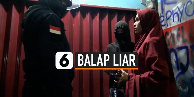 VIDEO: Polres Metro Jaktim Gerebek Balap Liar di Duren Sawit